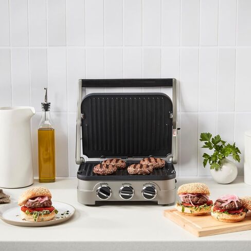 Cuisinart 5-IN-1 Stainless Steel Griddler, Panini Press, Sandwich Maker & More, GR-4NNAS in Saudi Arabia