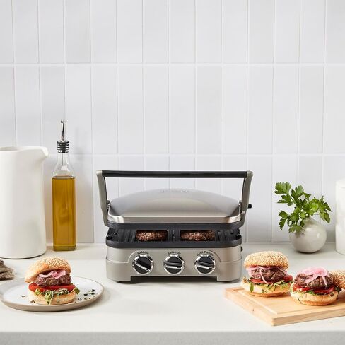 Cuisinart 5-IN-1 Stainless Steel Griddler, Panini Press, Sandwich Maker & More, GR-4NNAS in Saudi Arabia