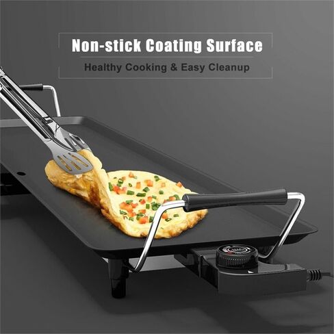 Pemberly Row Teppanyaki Top Grill Gridddle BBQ Noncstick Camping Black in Saudi Arabia