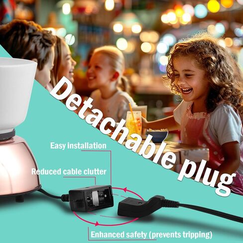 Artestia Electric Fondue Pot 2-QT 1500W, Dual-Use Swiss Fondue Set for Cheese & Chocolate Melting, Adjustable Temperature Control, White Ceramic Pot with Rose-Gold Base & 6 Forks in Kuwait