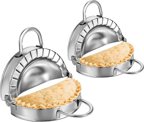 2pcs الفولاذ المقاوم للصدأ التورتيلا سلكات التاكو صانع تورتيلا جرايبر ، لفطائر بوريتوس Quesadillas ساندويتش (5 بوصات و 6 بوصات) in Kuwait