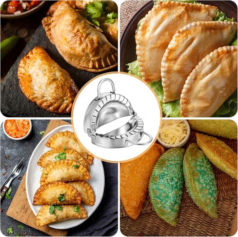 2pcs الفولاذ المقاوم للصدأ التورتيلا سلكات التاكو صانع تورتيلا جرايبر ، لفطائر بوريتوس Quesadillas ساندويتش (5 بوصات و 6 بوصات) in Kuwait