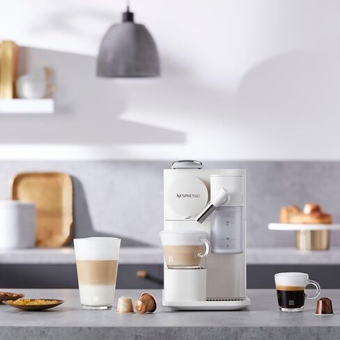 Nespresso Lattissima One Original Espresso Machine with Milk Frother by De'Longhi, Shadow Black in Saudi Arabia