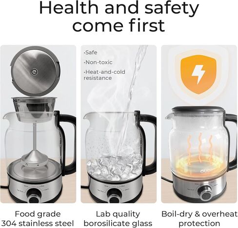 صانع القهوة بالتنقيط عن طريق الرش ، سعة 1.2 لتر ، طاقة 600 واط ، مكبس القهوة الخالي in Kuwait