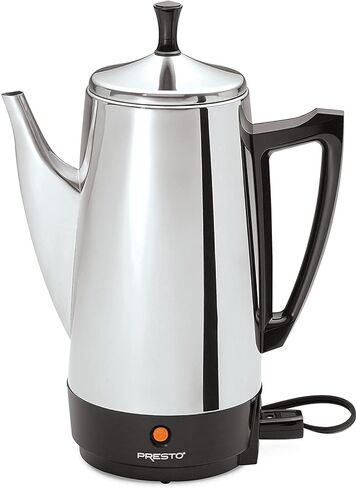 Presto 02811 12-Cup Stainless Steel Coffee Maker with 1 Year Extended Warranty in Saudi Arabia