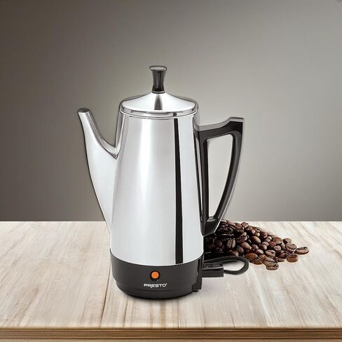 Presto 02811 12-Cup Stainless Steel Coffee Maker with 1 Year Extended Warranty in Saudi Arabia
