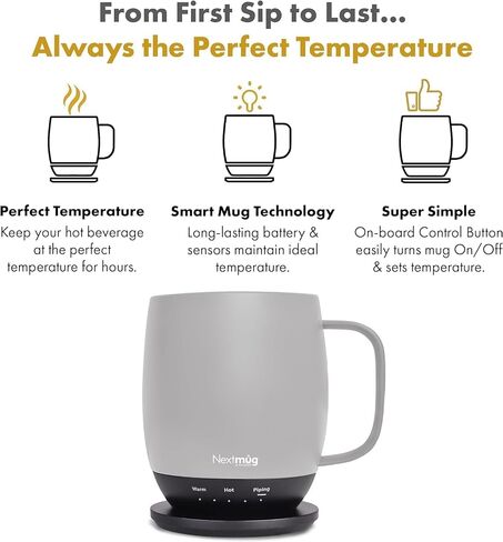 Nextmug - Temperature-Controlled, Self-Heating Coffee Mug in Saudi Arabia