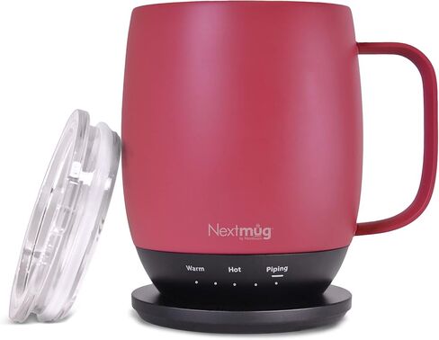 NextMug - مكبرة القهوة التي تسيطر عليها درجة الحرارة ، وتسخين ذاتيا (أسود - 14 أوقية.) in Saudi Arabia
