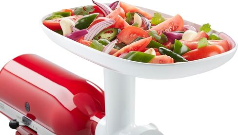 KitchenAid KSMFT Food Grinder Accessory, Fits KSMFGA, White in Saudi Arabia