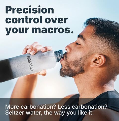 Soda Sense 60L CO2 Exchange Canister - 1 حزمة ، نمط ملولب - متوافق مع جميع صانعي المياه الصودا/المتلألئة ، بما في ذلك نماذج أسطوانات Sodastream الأزرق ، و Ninja Thirsti ، Philips & More in Kuwait