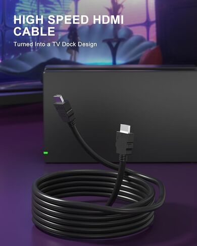 Dock Station for Nintendo Switch/Switch OLED, Replacement 3-in-1 TV Dock Set with Original IC Module, AC Charger & High-Speed HDMI Cable for 1080P HD Output & Console Charging in Saudi Arabia