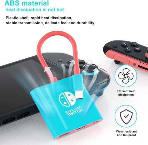 Switch 2 Dock ، محطة Dock TV المحمولة للتبديل/التبديل 2/Steam Deck/Rog Ally/Legion Go ، 3-in-1 Switch 2 Dock مع HDMI 4K@60Hz ، USB 3.0 و 100W شحن PD منفذ PD in Kuwait