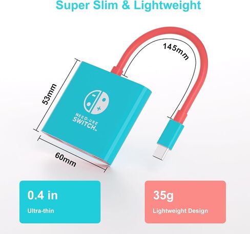 Switch 2 Dock ، محطة Dock TV المحمولة للتبديل/التبديل 2/Steam Deck/Rog Ally/Legion Go ، 3-in-1 Switch 2 Dock مع HDMI 4K@60Hz ، USB 3.0 و 100W شحن PD منفذ PD in Kuwait