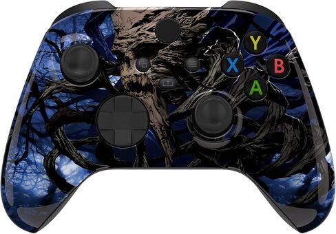 قذيفة مخصصة متطرفة لوحدة التحكم X&S Series Series X&S - توهج في Dark - Como Camo Accessories غطاء الإسكان الأمامي لوحدة التحكم في Xbox Core in Saudi Arabia