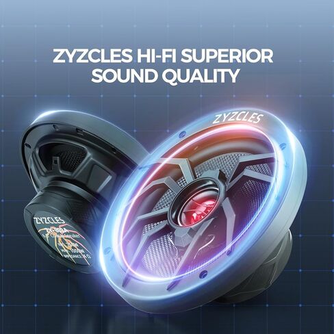 2026 Upgraded Premium 6.5" Hi-Fi Coaxial Car Speakers, 1000W Max Power, 250W RMS, 4 Ohm Car Audio Coaxial Speakers- Transform Your Drive into a Concert Hall Experience (Pair) in Saudi Arabia