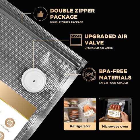 Vacuum Sealer Machine for Food Storage: Compact Food Sealer Saver 5X Fresh Longer, Handheld Detachable Water Tank, 10 PCS Vacuum Seal Bags for Kitchen Fridge Travel Seal Meal Mothers Day Gift For Wife in Kuwait
