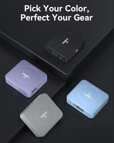 TP Nano Wireless Transmitter System Transmitter&Receiver for Phones & Cameras, 2000mAh Built-in Battery FHD Video,4Hrs, 500ft 60ms Low Latency, Support Magnetic (Black) in Saudi Arabia