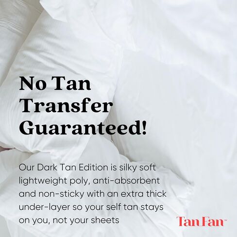 Self Tan Sleep Sac - Dark Tan Edition (Pink) - حماية الأوراق من دبان الدبان - لا يوجد ضمان نقل - 100 ٪ بارد حريري ، قاع أكثر سمكا ، أعلى الوزن ، فتحات القدم - in Kuwait
