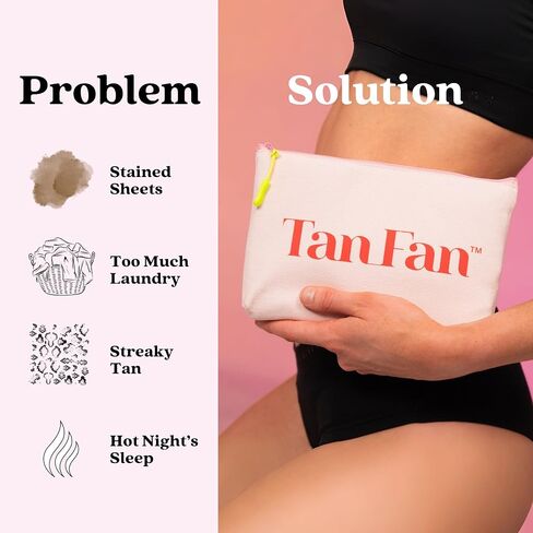 Self Tan Sleep Sac - Dark Tan Edition (Pink) - حماية الأوراق من دبان الدبان - لا يوجد ضمان نقل - 100 ٪ بارد حريري ، قاع أكثر سمكا ، أعلى الوزن ، فتحات القدم - in Kuwait