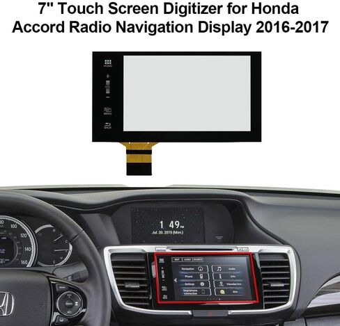 7 inch 60 Pins LA070WV6 SL01 Touch Screen Glass Digitizer Panel For Honda Accord Civic HR-V Pilot Car Radio Player Replacement in Saudi Arabia