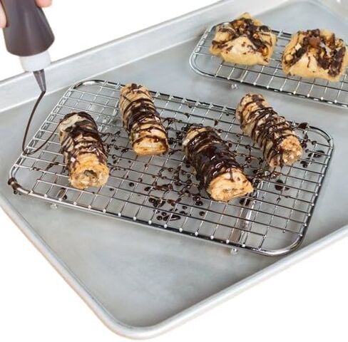 Stainless Steel Wire Pan Grate – Full Size 18" x 10" Steam Pan Compatible Rack for Cooling, Draining & Baking – Premium Quality in Saudi Arabia