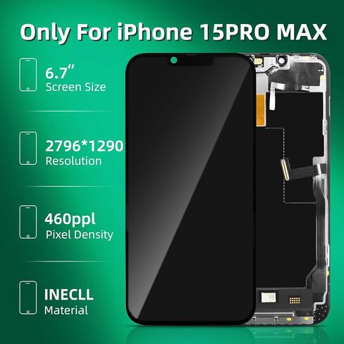 for iPhone 16 Screen Replacement 6.1inch - 3D Touch LCD Display Digitizer Frame Assembly with Repair Tools in Saudi Arabia