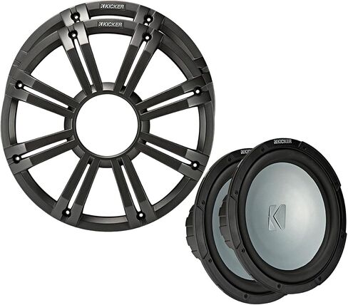 Kicker - اثنان 10 بوصة LED مضخمات الصوت البحرية في الفحم ، 2 أوم حزمة 4 أوم كل منهما in Saudi Arabia