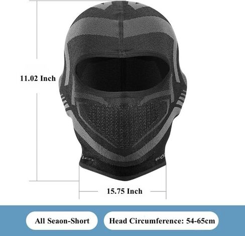 Ski Mask Balaclava Winter Full Face Mask for Men Women Cold Weather Wind Protection Gear for Skiing Snowboarding Ride Running in Saudi Arabia