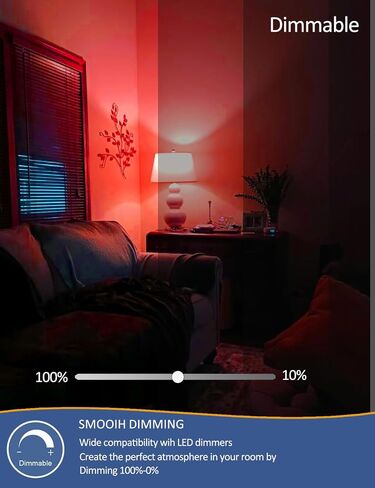 Amber Sleep Light Bulbs Dimmable, Blue Light Blocking, A15 E26 5W(40 Watt Equivalent) Dim Light Bulb,1800K Warm Light Bulbs for Healthy Sleep, Bedroom, Kids Room, 4-Pack in Saudi Arabia