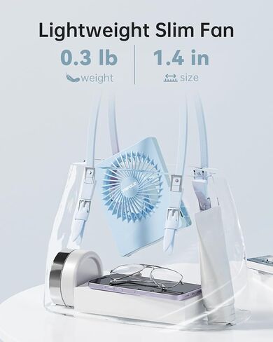 Tripole Mini Portable Desk Fan قابلة لإعادة شحنها فائقة الهادئة مروحة صغيرة 4.5 بوصة مروحة السفر الشخصية مع 180 درجة طي الميل و 3 سرعات قابلة للتعديل لغرفة نوم سطح المكتب الأسود in Kuwait