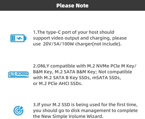 WAVLINK 8 in 1 USB C Hub with M.2 NVMe/SATA SSD Enclosure 10Gbps, 4K HDMI, USB-C/A 10Gb, 100W PD, Aluminum Alloy USB C SSD Enclosure for M.2 NVMe SATA SSD forM1/M2/M3/M4 macOS Systems in Saudi Arabia