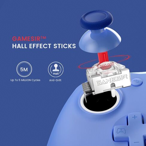 GameSir G7 SE Plud and Play Controller with Hall Effect Joysticks/Hall Trigger, Anti-Drift Wired Gamepad for Xbox Series X|S, Xbox One & Windows 10/11, 3.5 mm Audio Jack - White (Renewed) in Saudi Arabia