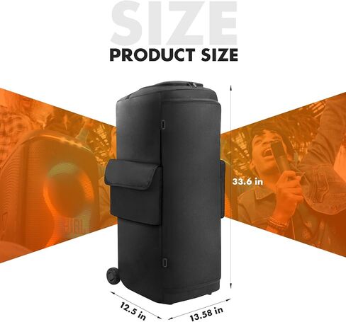 Speaker Cover Compatible with JBL PartyBox 320/PartyBox 310 | Scratch-Resistant, Dustproof, Portable Case with Storage Bag for Outdoor Party Speaker in Saudi Arabia