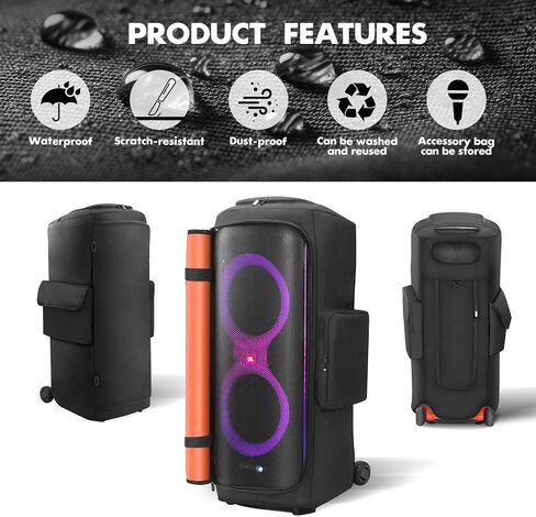 Speaker Cover Compatible with JBL PartyBox 320/PartyBox 310 | Scratch-Resistant, Dustproof, Portable Case with Storage Bag for Outdoor Party Speaker in Saudi Arabia