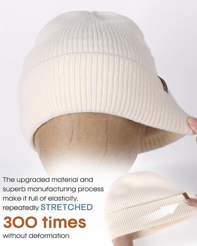 FURTALK Beanie Hats for Women Men Fleece Lined Winter Hats Soft Warm Womens Beanies for Winter in Kuwait