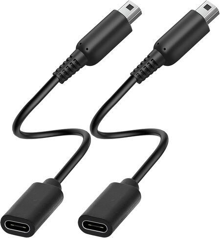 3DS to USB C Adapter, USB Type C Adapter for Nintendo 3DS / 2DS / New 2DS XL/DSi/DSi XL Charger Cable in Kuwait