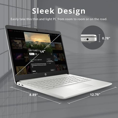 HP Student and Home Comptop مع Microsoft 365 ، ذاكرة الوصول العشوائي 16 جيجا بايت ، تخزين 1.1 تيرابايت (64 جيجابايت SSD مع سعة سحابة خارجي 64 جيجابايت) ، فريس ، فوز 11 W/O - سماعات الأذن - مثالية للعمل واللعب in Saudi Arabia
