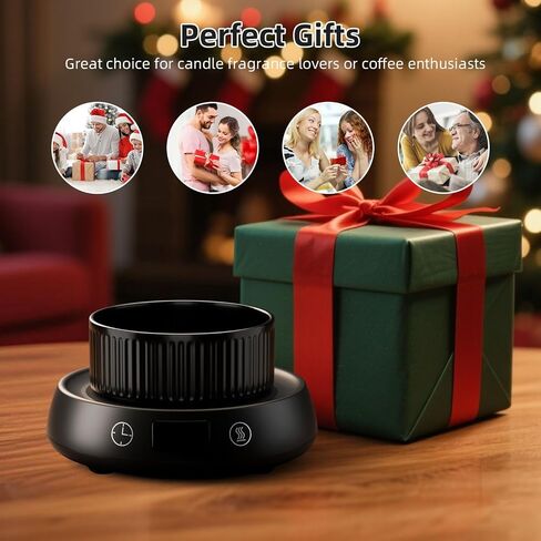 Mug Warmer for Desk, Electric Coffee Cup Warmer 8H Auto Shut Off Candle Warmer for Home Office, Smart Tea Beverage Coffee Warmer with 3 Temperature Setting, Wax Melt Warmer Scented Oil Wax Cube Melter in Kuwait