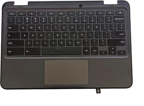 Replacement for Dell Chromebook 3100 2in1 Laptop Upper Top Cover Case Palmrest Keyboard Touchpad Assembly Part with-Camera 0WFYT5 WFYT5 in Saudi Arabia