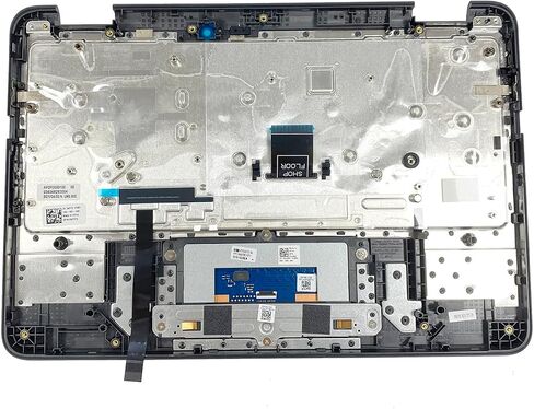 Replacement for Dell Chromebook 3100 2in1 Laptop Upper Top Cover Case Palmrest Keyboard Touchpad Assembly Part with-Camera 0WFYT5 WFYT5 in Saudi Arabia