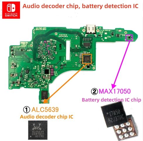 Hailue ALC5639 Audio chip IC, Switch Game Console Motherboard Chip, ALC5639-CGT QFN48 Audio IC/Sound Card Conversion Chip Game Console Motherboard Accessories, Integrated Circuits.(1pcs) in Saudi Arabia