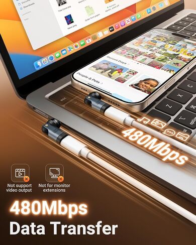 MoKo USB C Magnetic Adapter 240W (2Pack) - 9 Pin Magnetic Type-C Adaptor with 180° 360° Rotating, Right Angle USB C 90 Degree Adapter for iPhone 16/15 Series, MacBook/iPad, Galaxy, Switch 2, Gray in Saudi Arabia
