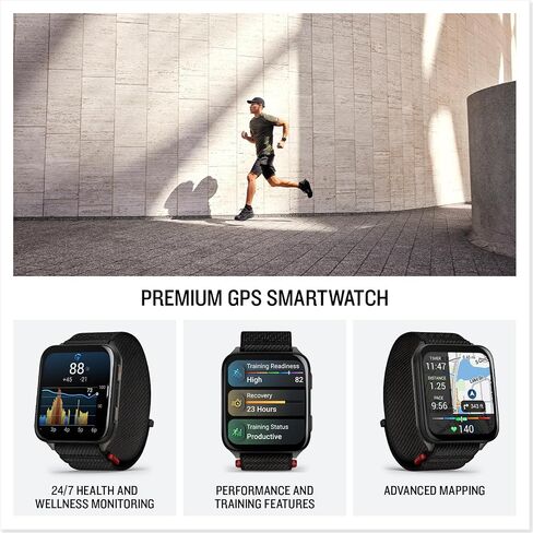 Garmin Venu X1 Thin & Lightweight GPS Smartwatch ، Black | عرض AMOLED ، ميزات الصحة واللياقة المتقدمة ، تتبع النوم ، 100+ تطبيقات رياضية | حزمة السلسلة سلسلة التوقيع in Kuwait