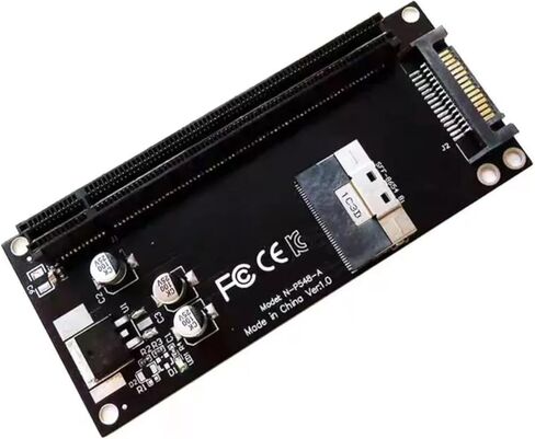SFF-8654 8I إلى محول PCIE 4.0 X16 لبطاقة تمديد أجهزة الكمبيوتر Mainboard DIY in Saudi Arabia