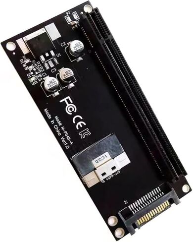 SFF-8654 8I إلى محول PCIE 4.0 X16 لبطاقة تمديد أجهزة الكمبيوتر Mainboard DIY in Saudi Arabia