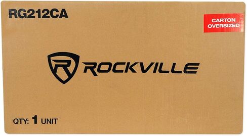 ROCKVILLE RG212CA V2 2000W DUAL 12 "Vateed Powered Car Supwoofer العلبة + طقم أمبير in Saudi Arabia