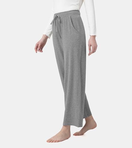 سراويل بيجامة نسائية من LAPASA كاجوال واسعة الساق فضفاضة مع جيب برباط للتأمل وصالة اليوغا بالازو قابلة للتمدد ومريحة L59/L98 in Kuwait