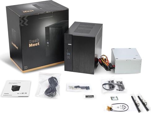 ASROCK Deskeet B660 Mini PC Kit-Intel B660 ، يدعم وحدة المعالجة المركزية في الجيل الرابع عشر/13/12 ، DDR4 128GB ، PCIE 4.0 ، Dual M.2 ، 500W PSU ، USB-C ، HDMI/DP/D-SUB (NO CPU/RAM/Storage) in Kuwait
