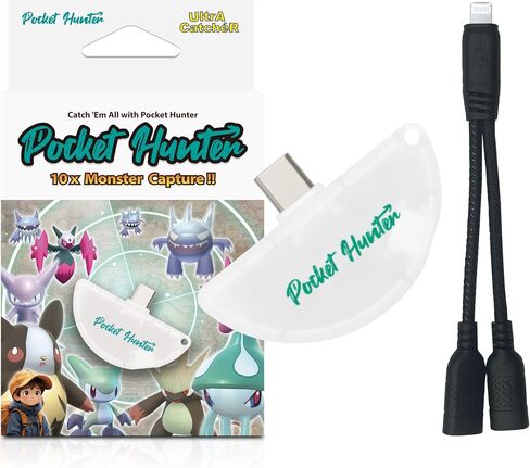 Pocket Hunter – Auto Catch Device for Mobile Games | USB-C Plug-and-Play | No Charging Needed | LED Pairing, Passthrough Charging in Saudi Arabia