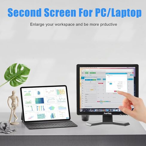 15 بوصة شاشة اللمس مراقبة 1024 × 768 دعم HDMI VGA AV USB BNC ، 10 نقاط شاشة LED TFT TFT للكمبيوتر المحمول PCBOX PS5/PS4 SOSS POS SYSTEMS LOUNSPEAKERS in Kuwait